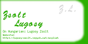 zsolt lugosy business card